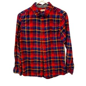 Cat And Jack Little Boys Long Sleeve Plaid Button Down Shirt. Size X-Large.